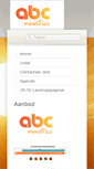 Mobile Screenshot of abcministries.be